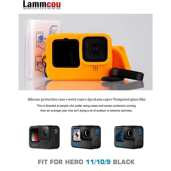 Lammcou Replacement Silicone Protective Case for Hero 11 10 9 - Picture 2 of 6